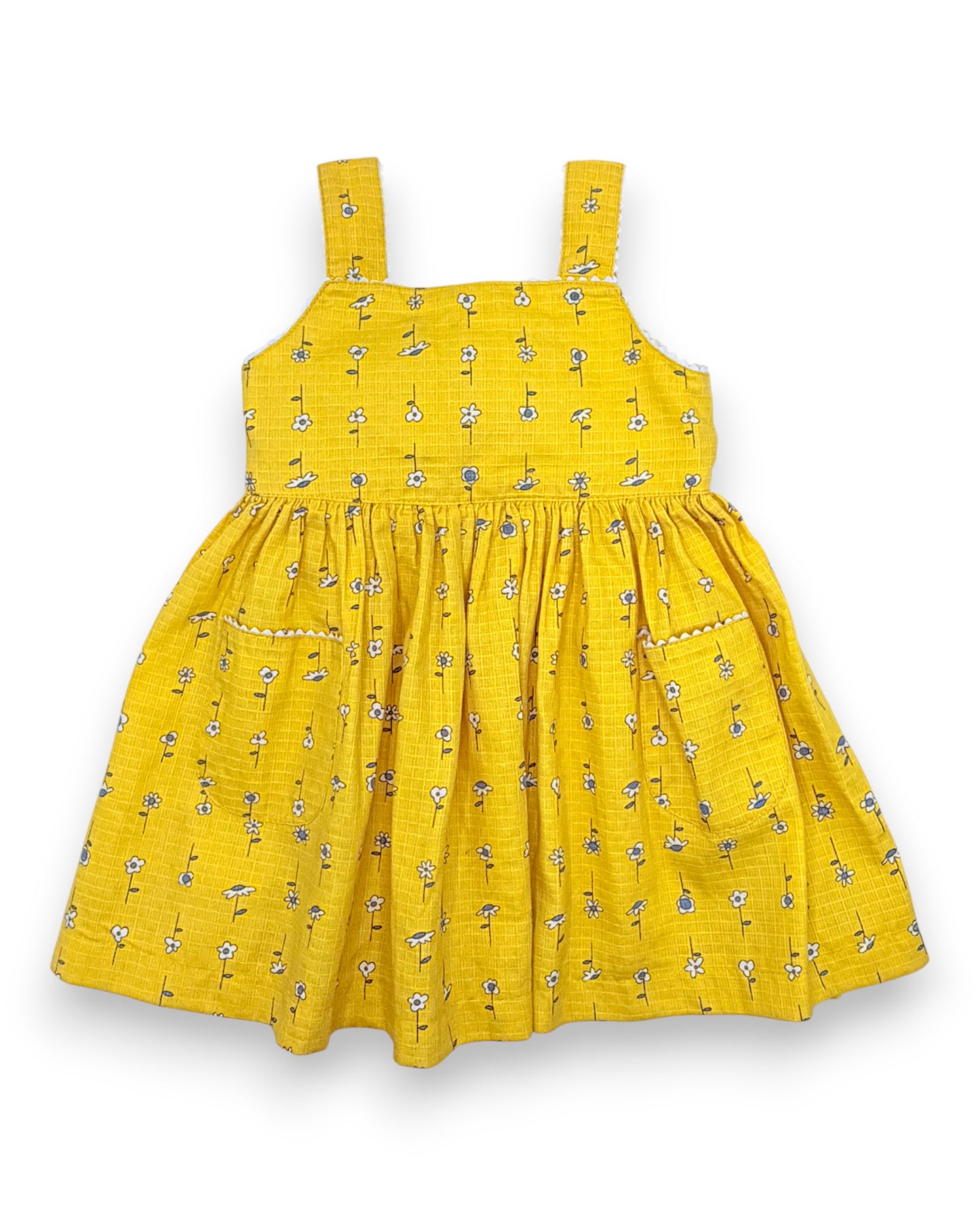 Yellow Strappy Dress, Size 1 Year