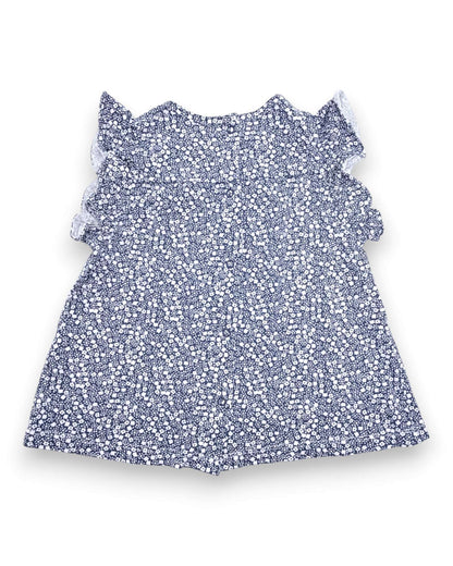 Top Azul Floral VERTBAUDET - 3 Años