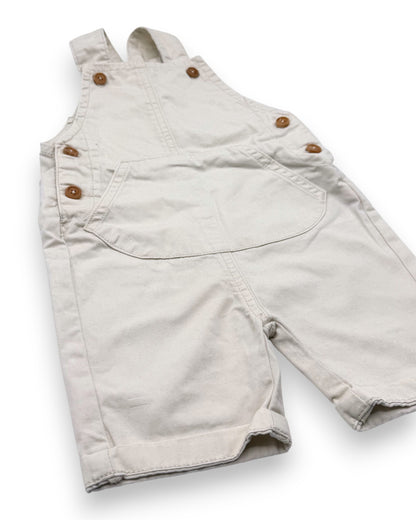 Jardineiras Bege 6-9 Meses