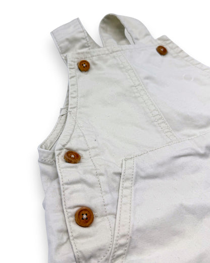 Jardineiras Bege 6-9 Meses