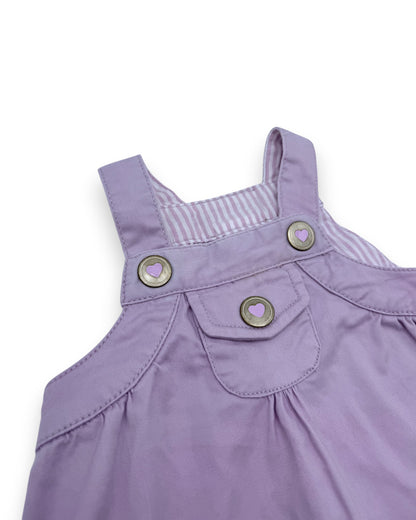 Vestido Roxo 3-6 Meses