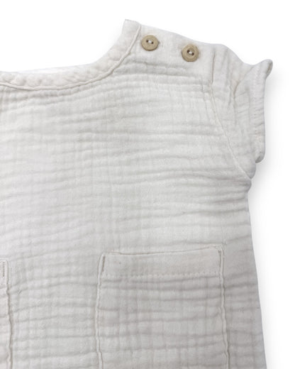 T-Shirt Musselina 3-6 Meses