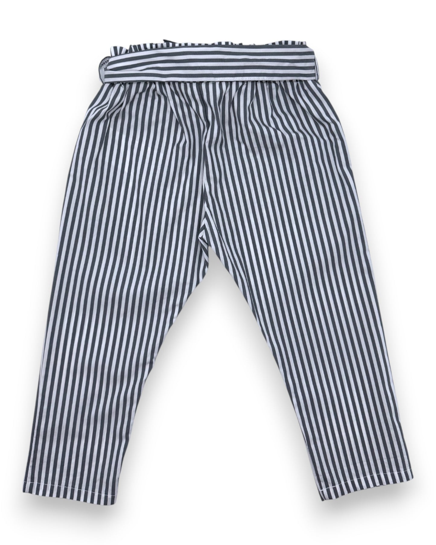 Calças Paperbag Riscas 2 Anos