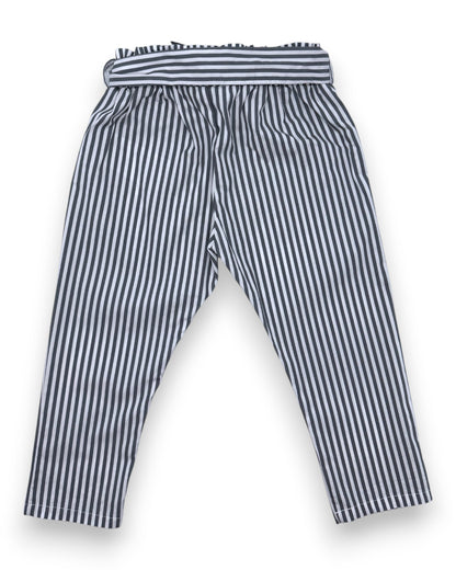 Calças Paperbag Riscas 2 Anos