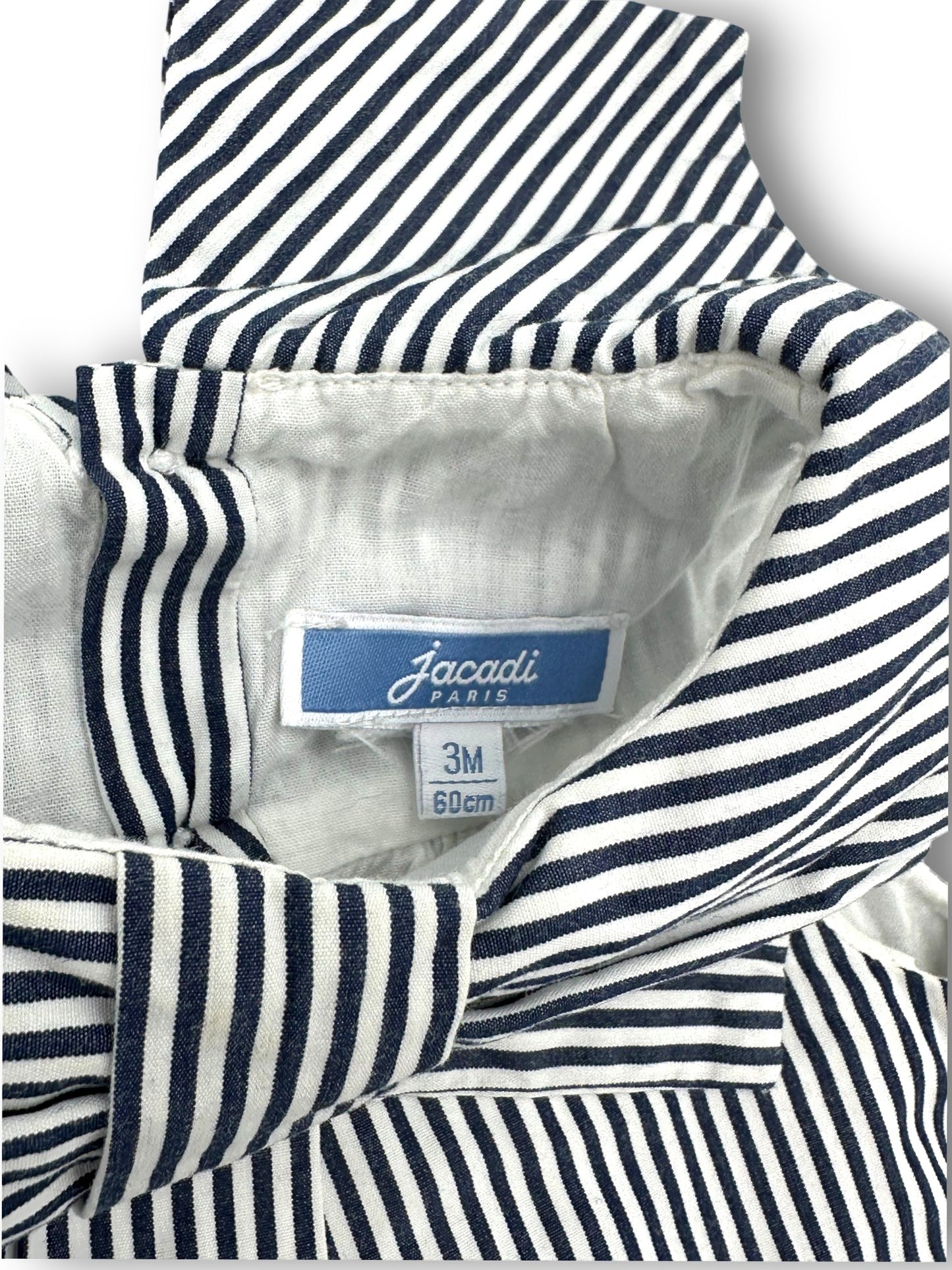 Conjunto Vestido Riscas 3 Meses