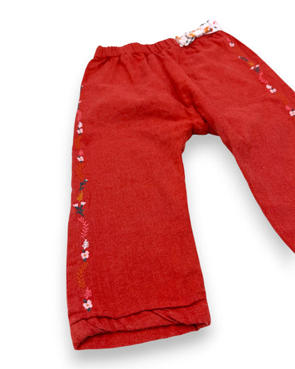 Calças Linho Forro 24 Meses