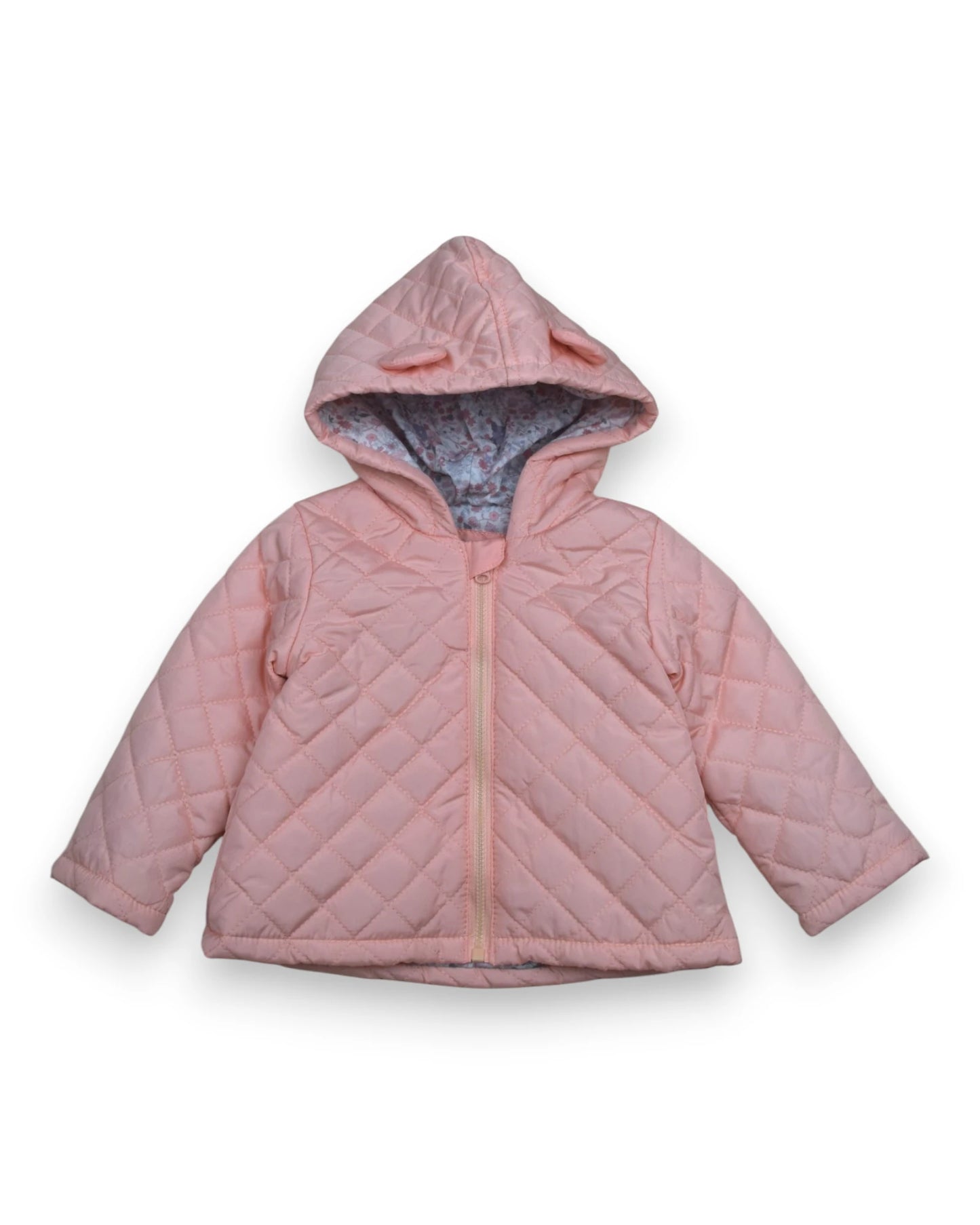 Blusão Acolchoado Rosa ZIPPY - 3-6 Meses