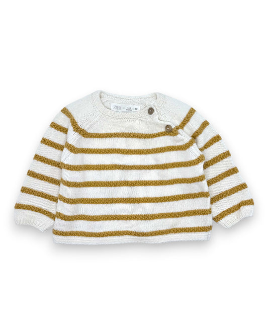 Camisola Malha Riscas 1-3 Meses