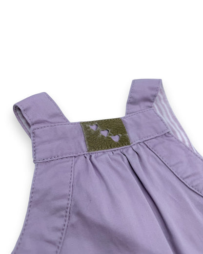 Vestido Roxo 3-6 Meses