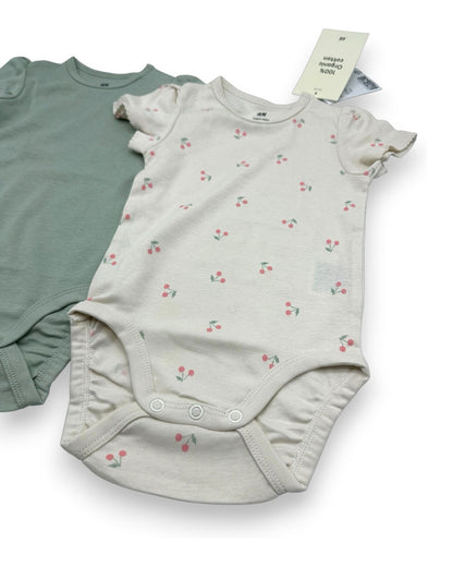 Pack 2 Bodies Algodão Orgânico 4-6 Meses