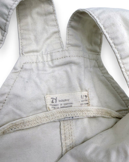 Jardineiras Bege 6-9 Meses