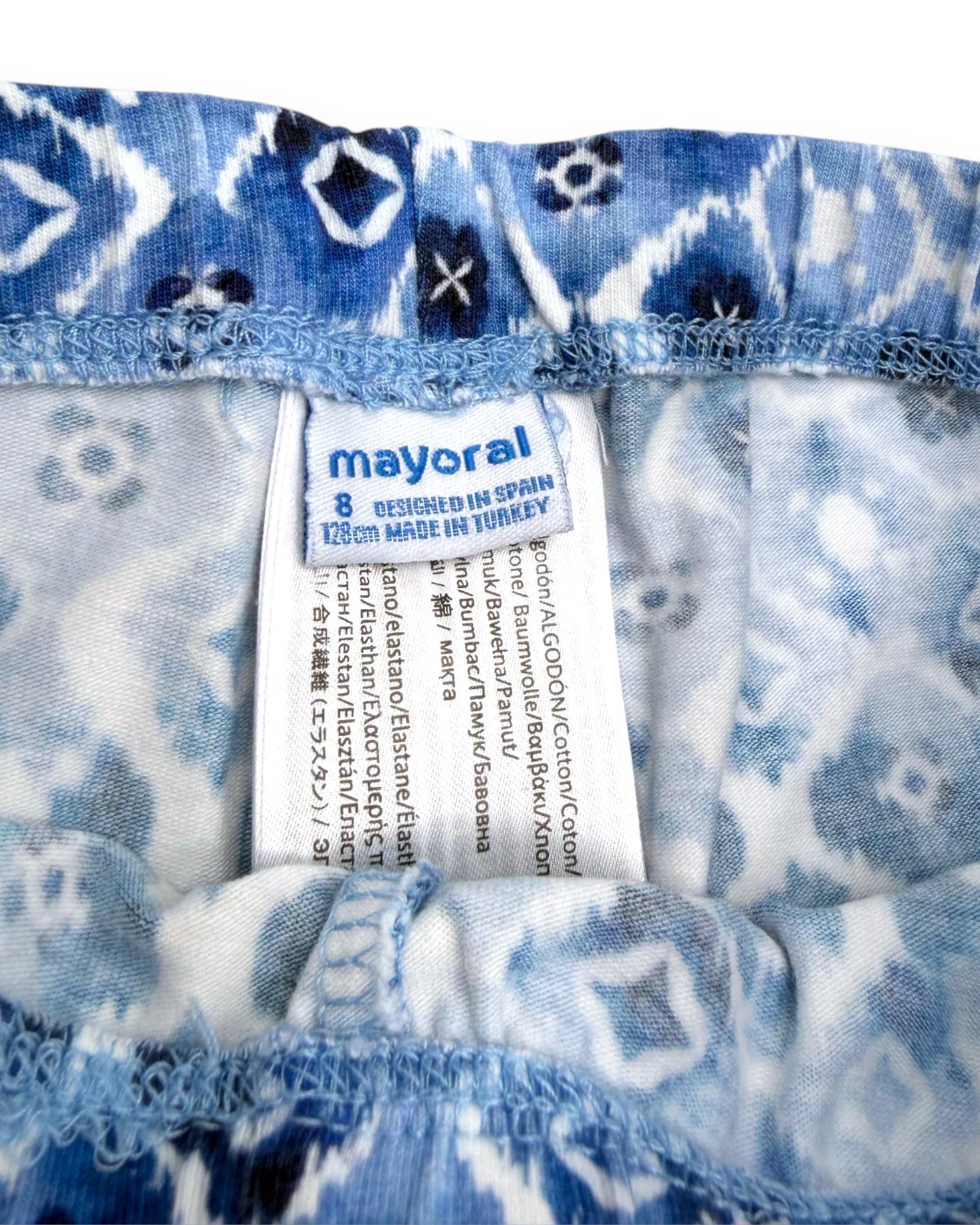 Leggings Azuis 8 Anos