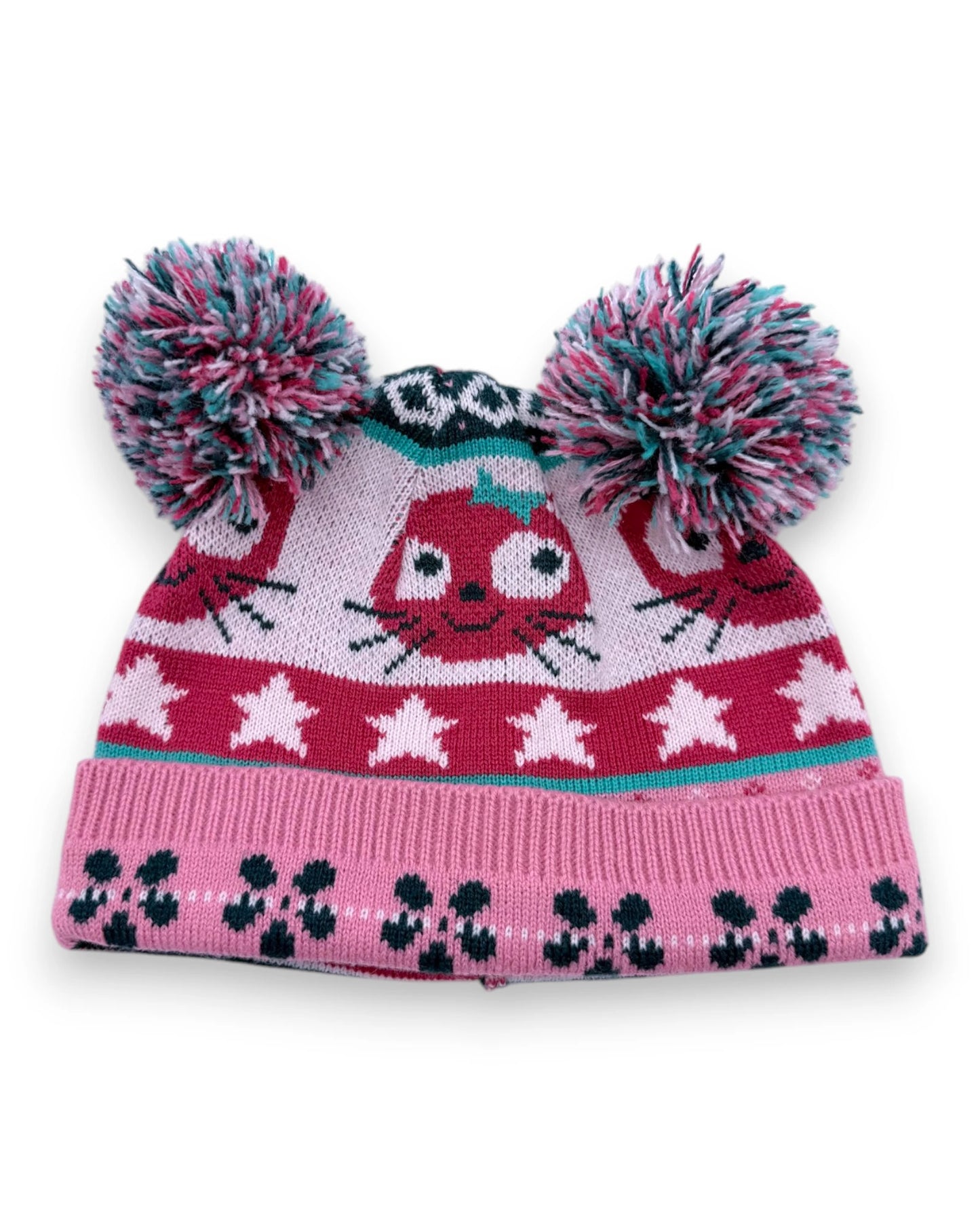 Gorro Pompons 5-6 Anos