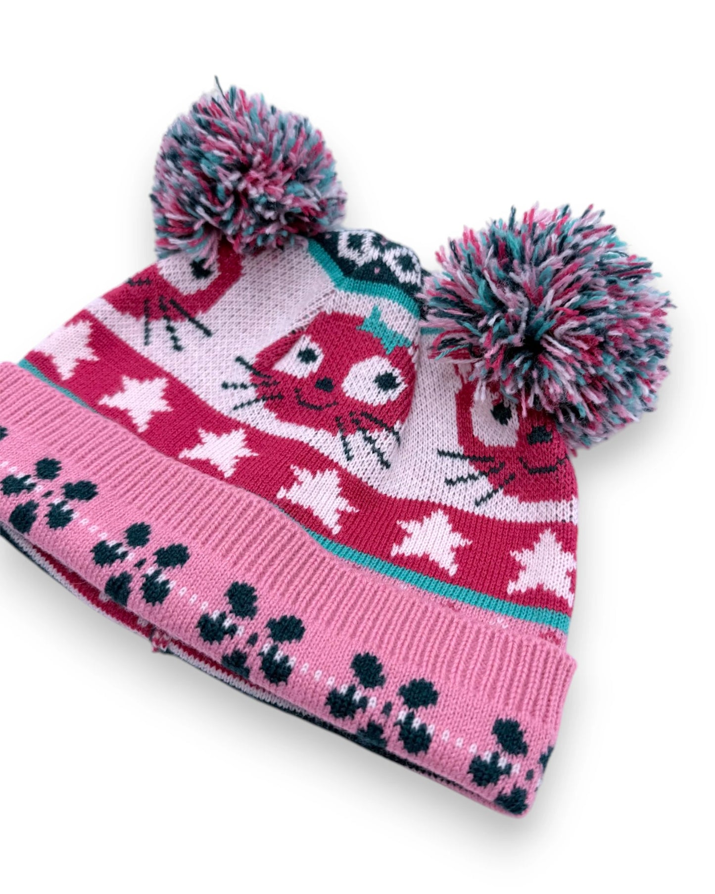 Gorro Pompons 5-6 Anos