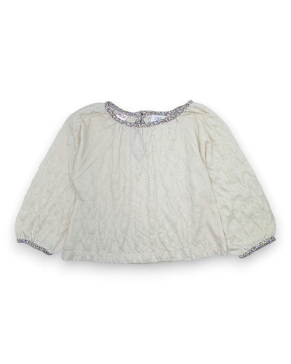 Beige Loose Blouse, Size 2 Years