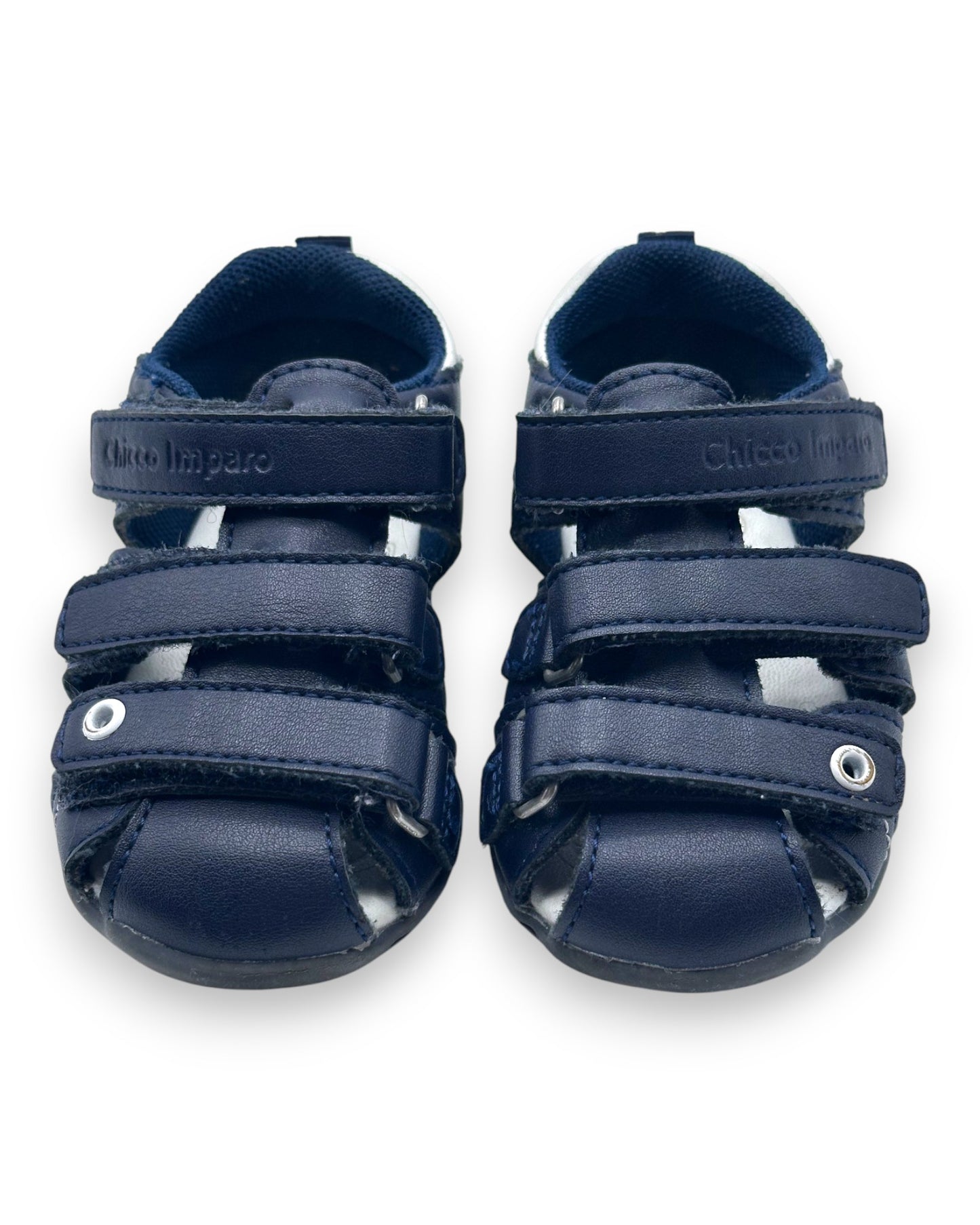 Sandálias Pele Azuis Tam 20