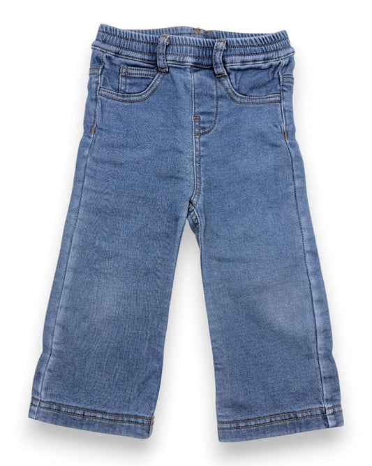 Calças de Ganga Azul ZIPPY - 9-12 Meses