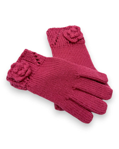 Luvas Rosa 3-6 Anos