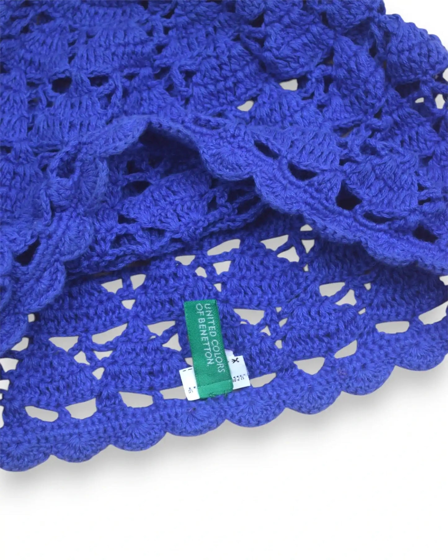 Gorro de Crochet Roxo BENETTON - 7-8 Anos