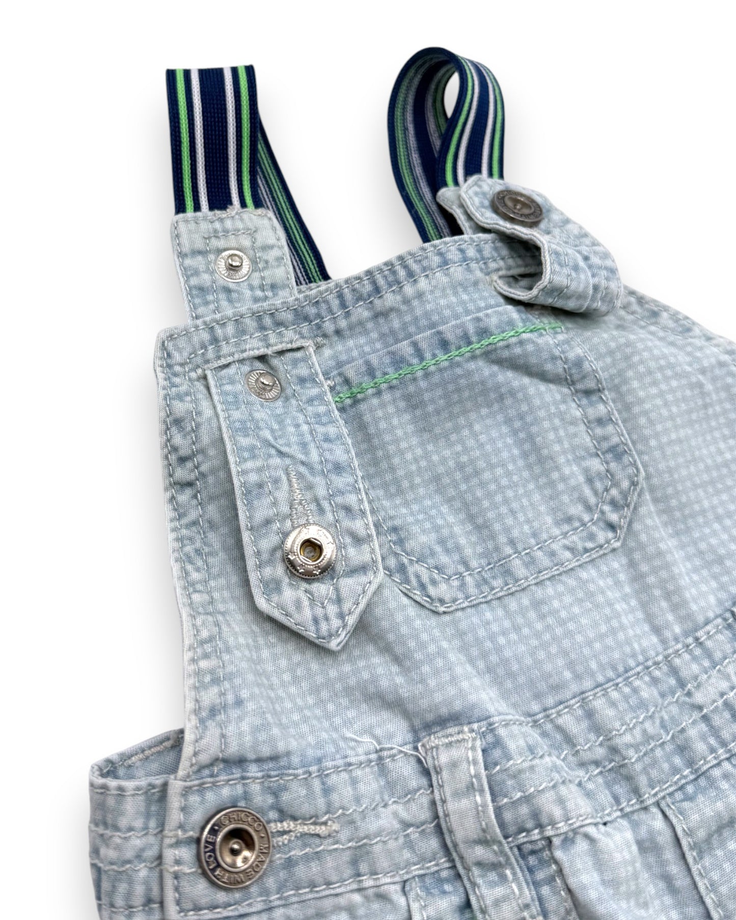 Jardineiras Azuis 6 Meses