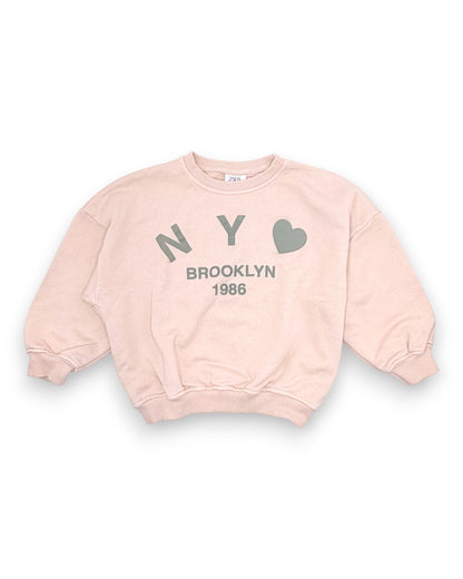 Sweater Rosa NY 2 Anos