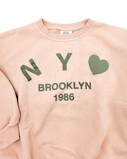 Sweater Rosa NY 2 Anos