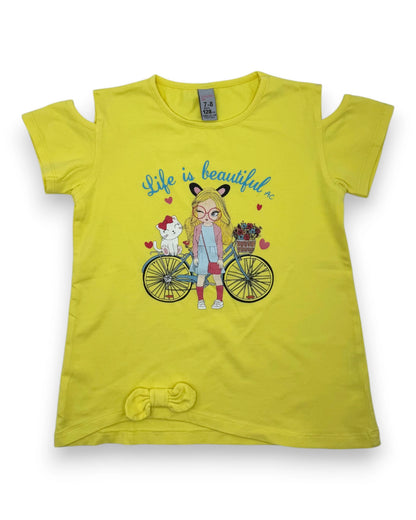 Camiseta Amarilla CRIAÇÕES AC - 7-8 Años