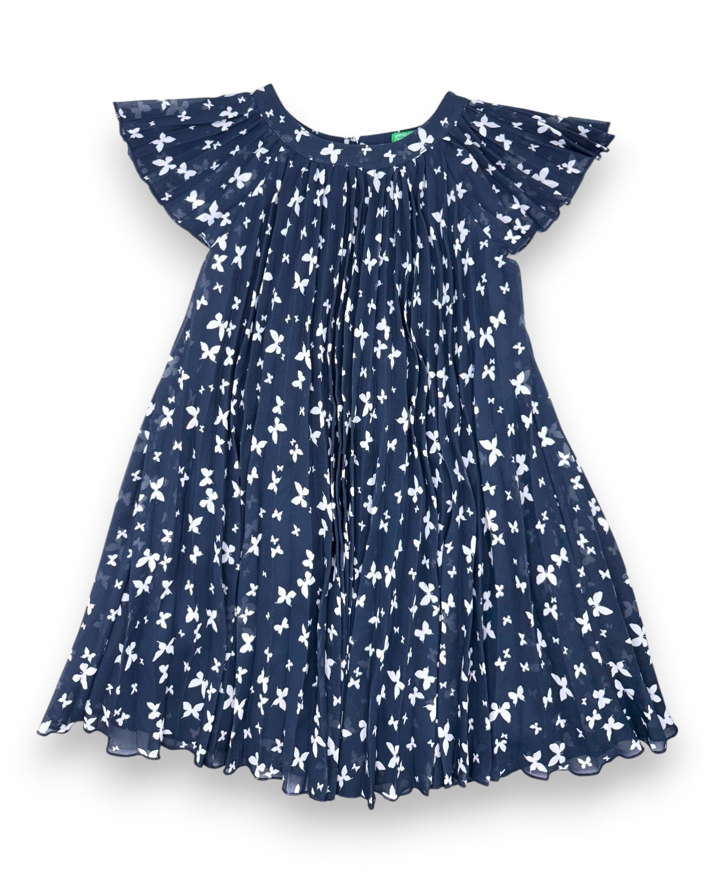 Vestido Azul Borboletas 4-5 Anos