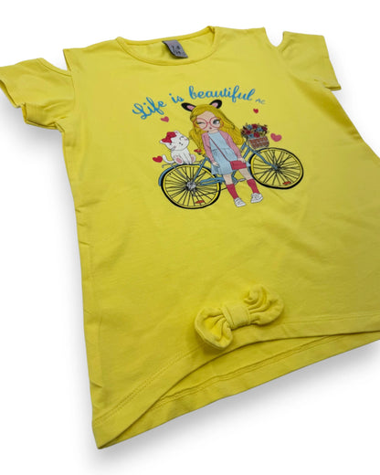 Camiseta Amarilla CRIAÇÕES AC - 7-8 Años