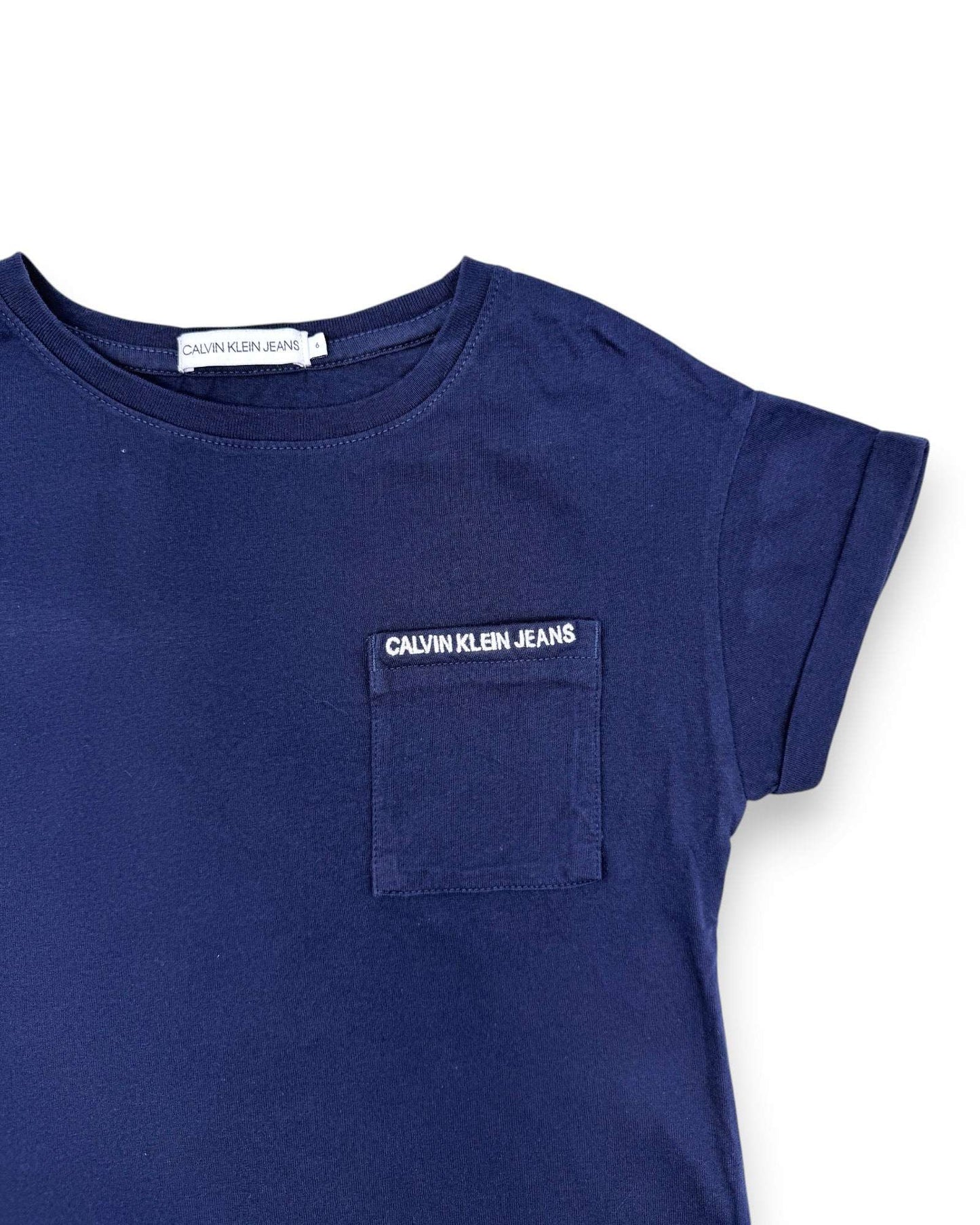 Camiseta Azul CALVIN KLEIN - 6 Años
