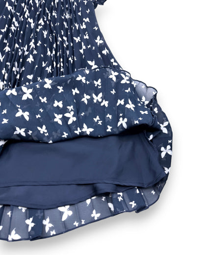 Vestido Azul Borboletas 4-5 Anos