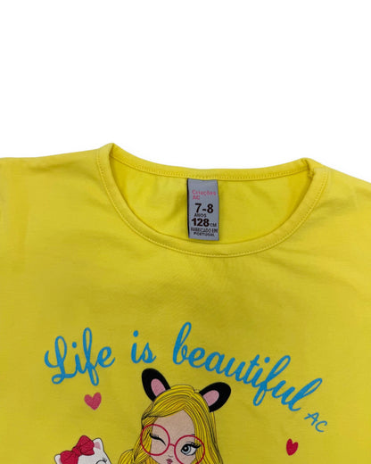 Camiseta Amarilla CRIAÇÕES AC - 7-8 Años