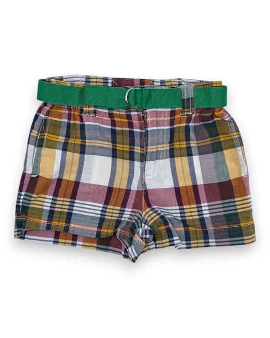 Calções Xadrez 9 Meses