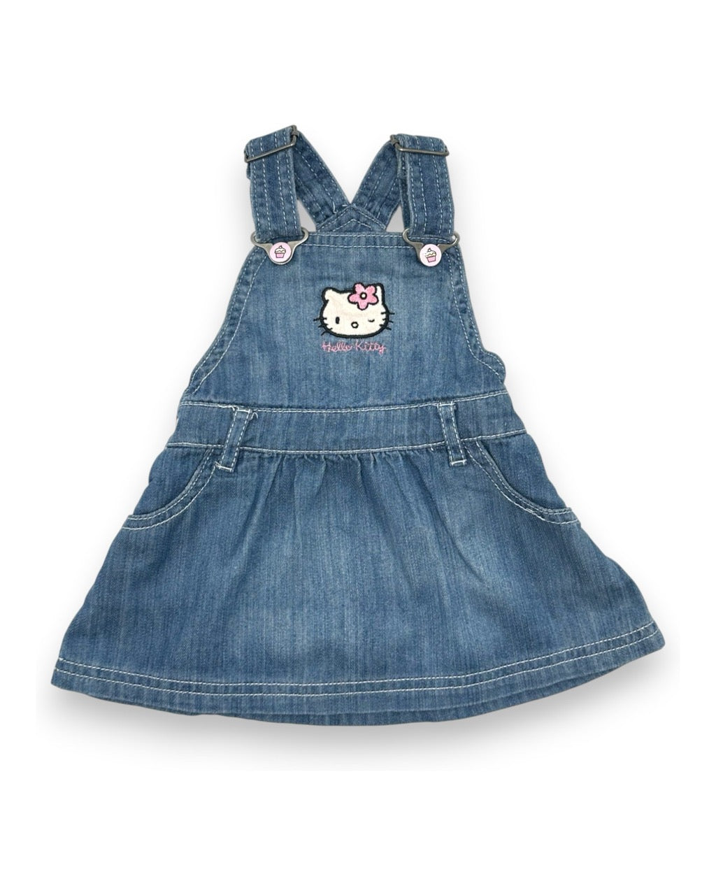 Vestido Ganga Hello Kitty 4-6 Meses