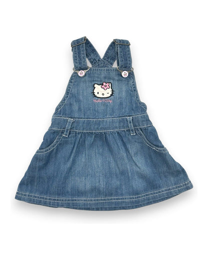 Vestido Ganga Hello Kitty 4-6 Meses