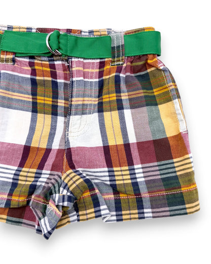 RALPH LAUREN Plaid Shorts - 9 Months