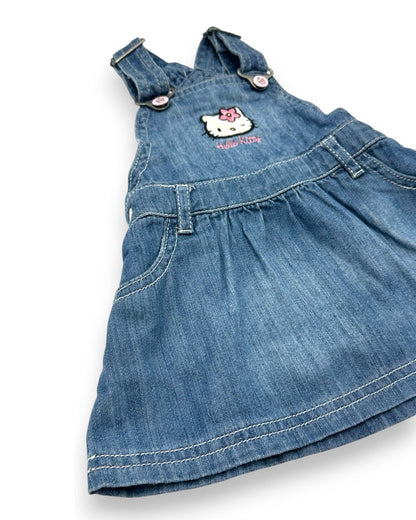 Vestido Ganga Hello Kitty 4-6 Meses