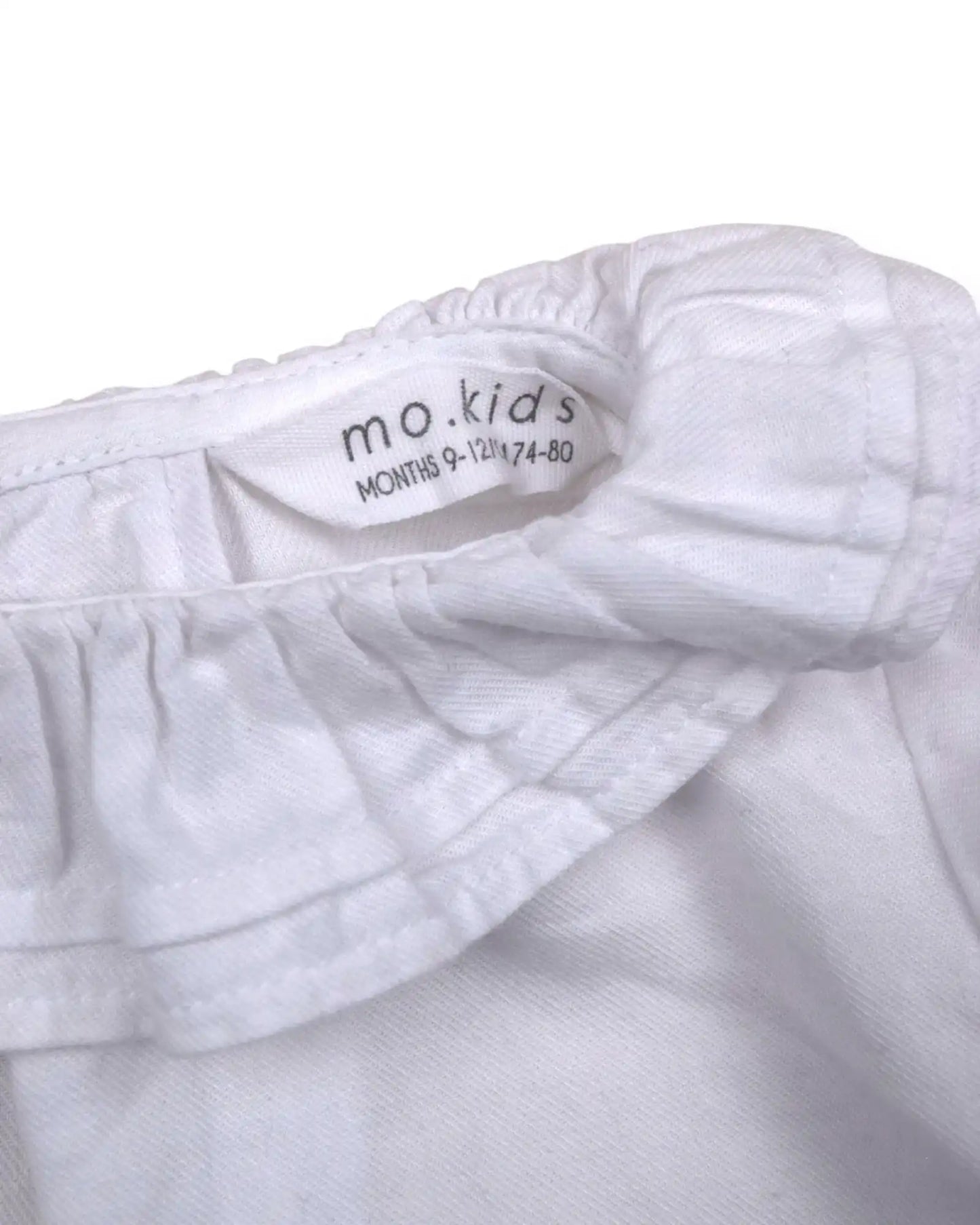 Blusa Branca 9-12 Meses