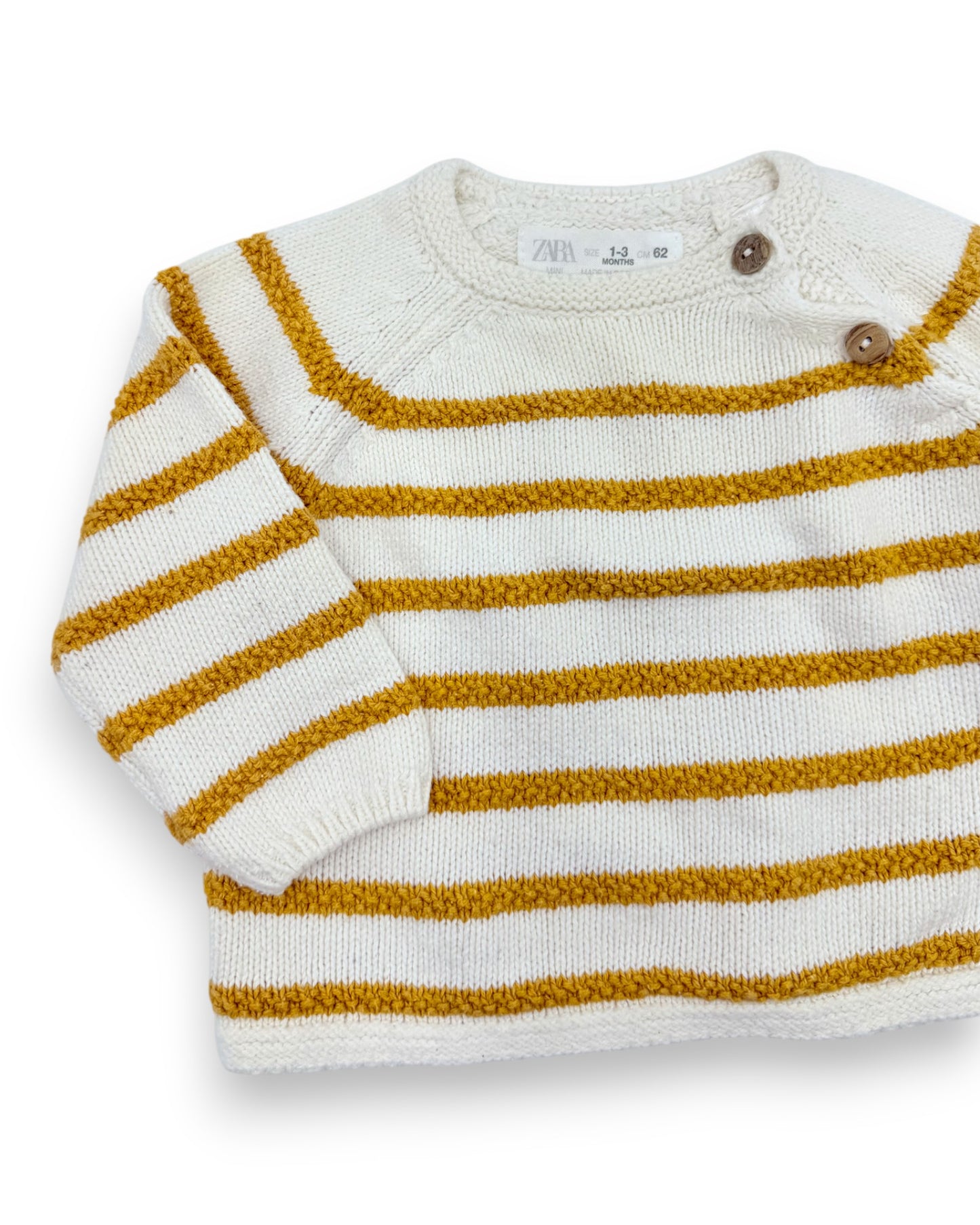 Camisola Malha Riscas 1-3 Meses