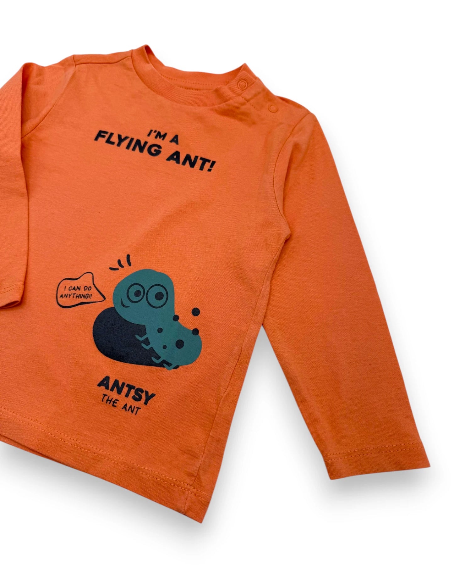 T-Shirt Laranja ZIPPY - 9-12 Meses
