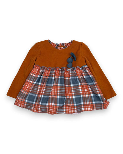 Conjunto Vestido y Cubrepañal NEKENIA - 24 Meses