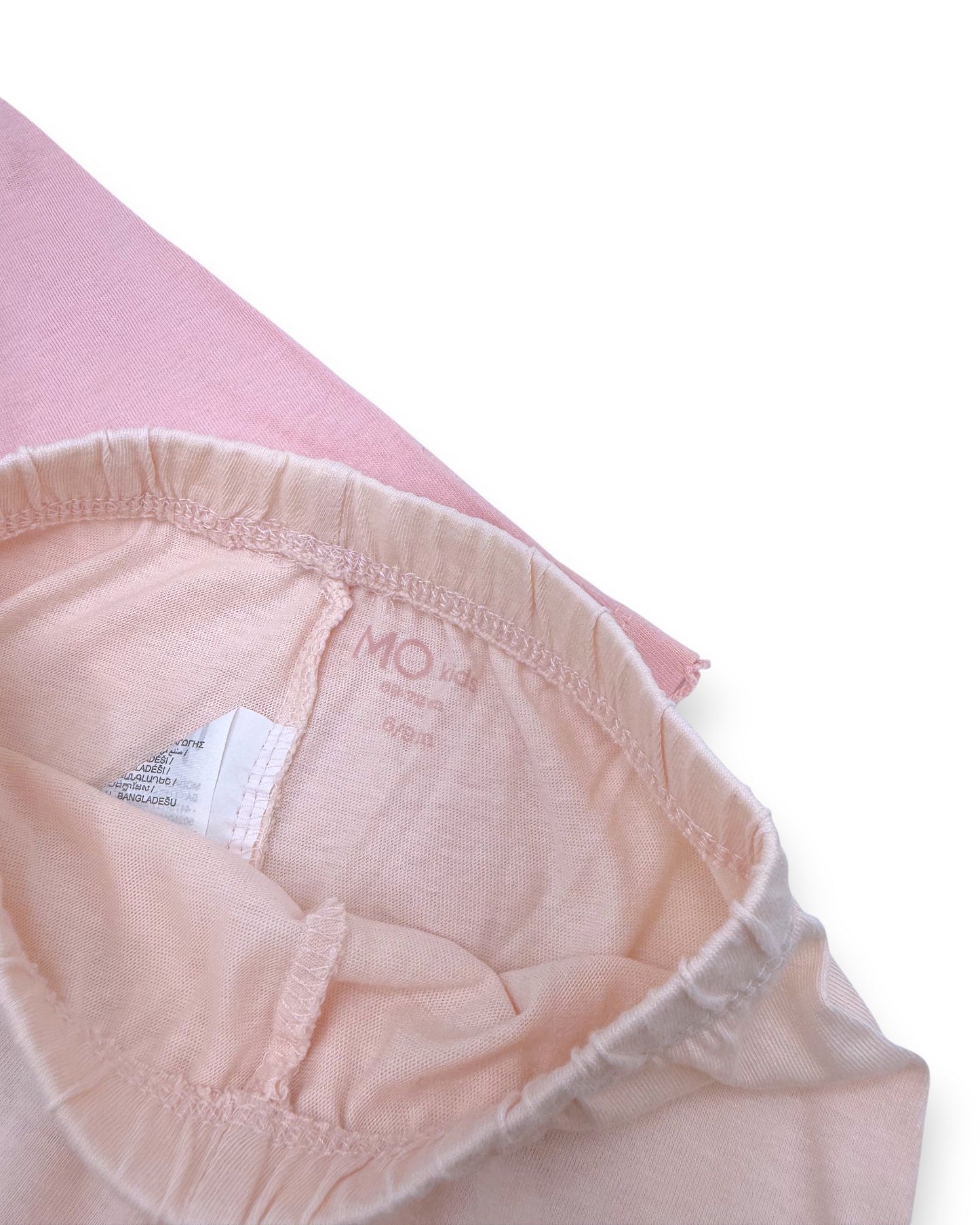 Pijama Rosa Coelho 6-9 Meses