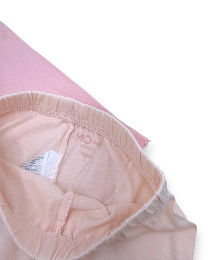 Pijama Rosa Coelho 6-9 Meses