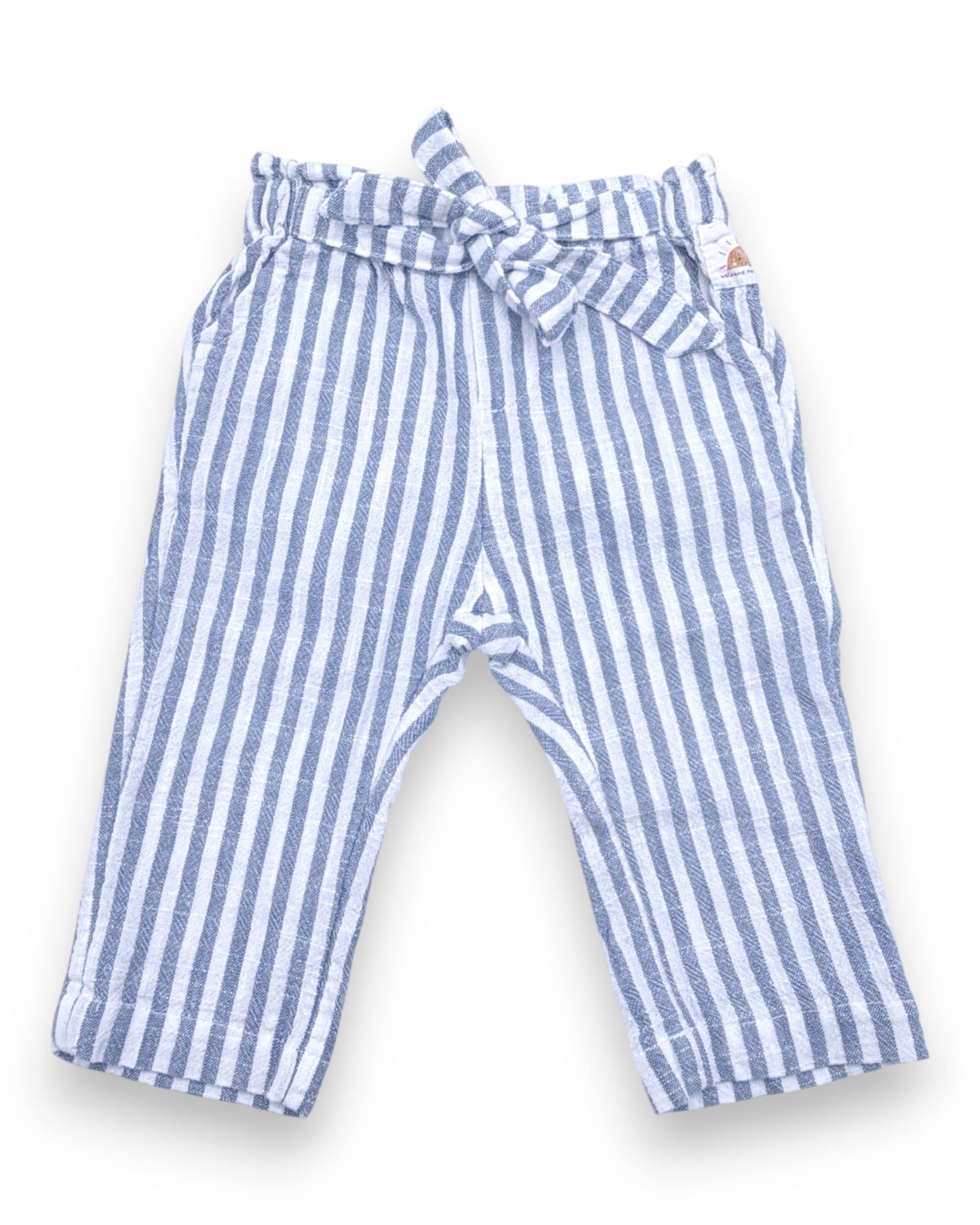 Calças Riscas 3-6 Meses