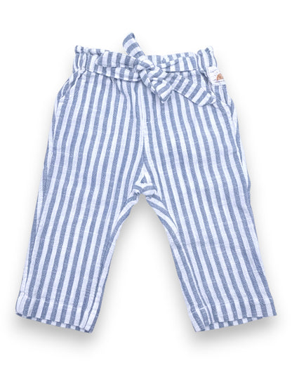 Calças Riscas 3-6 Meses