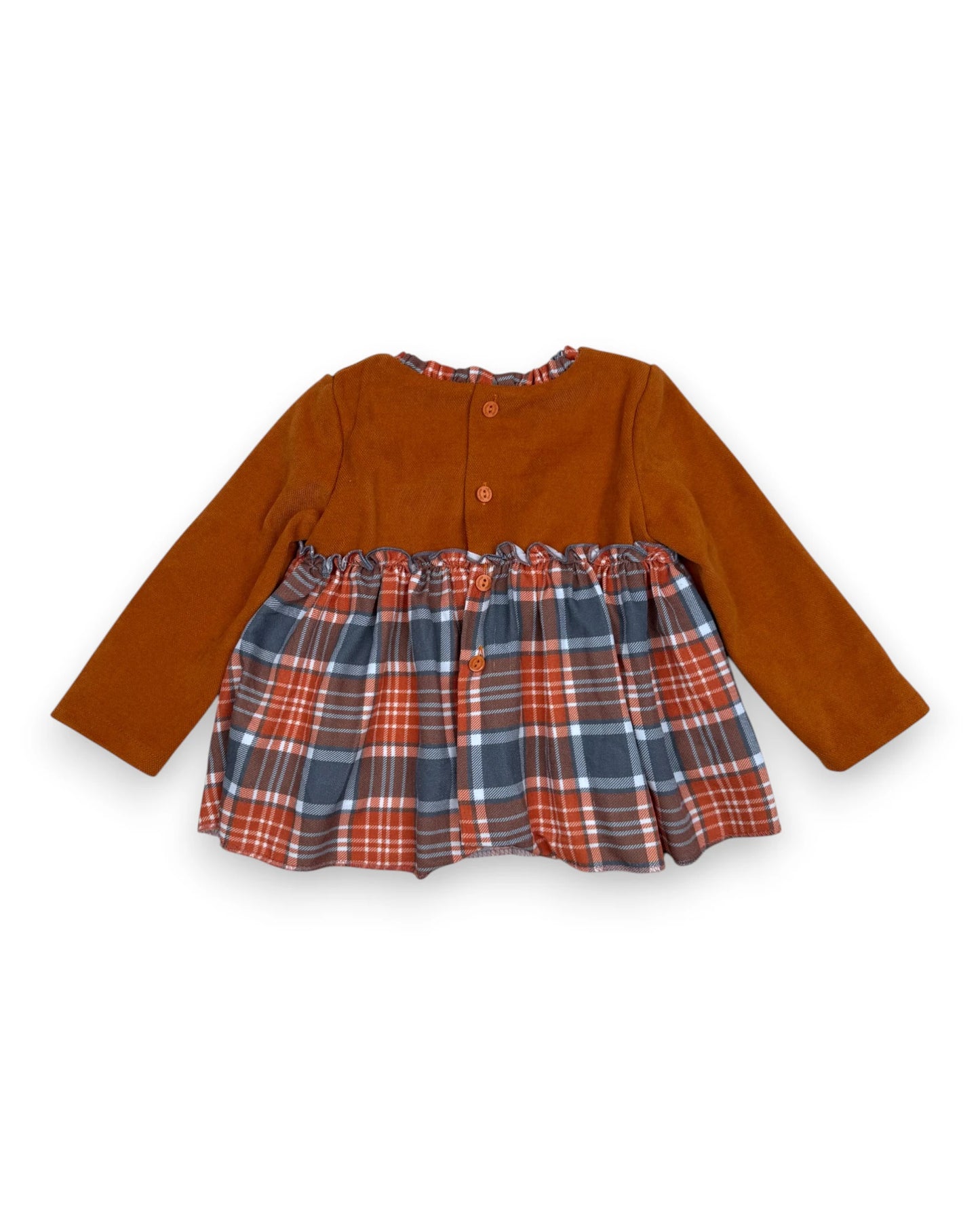 Conjunto Vestido y Cubrepañal NEKENIA - 24 Meses