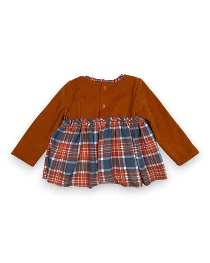 Conjunto Vestido y Cubrepañal NEKENIA - 24 Meses