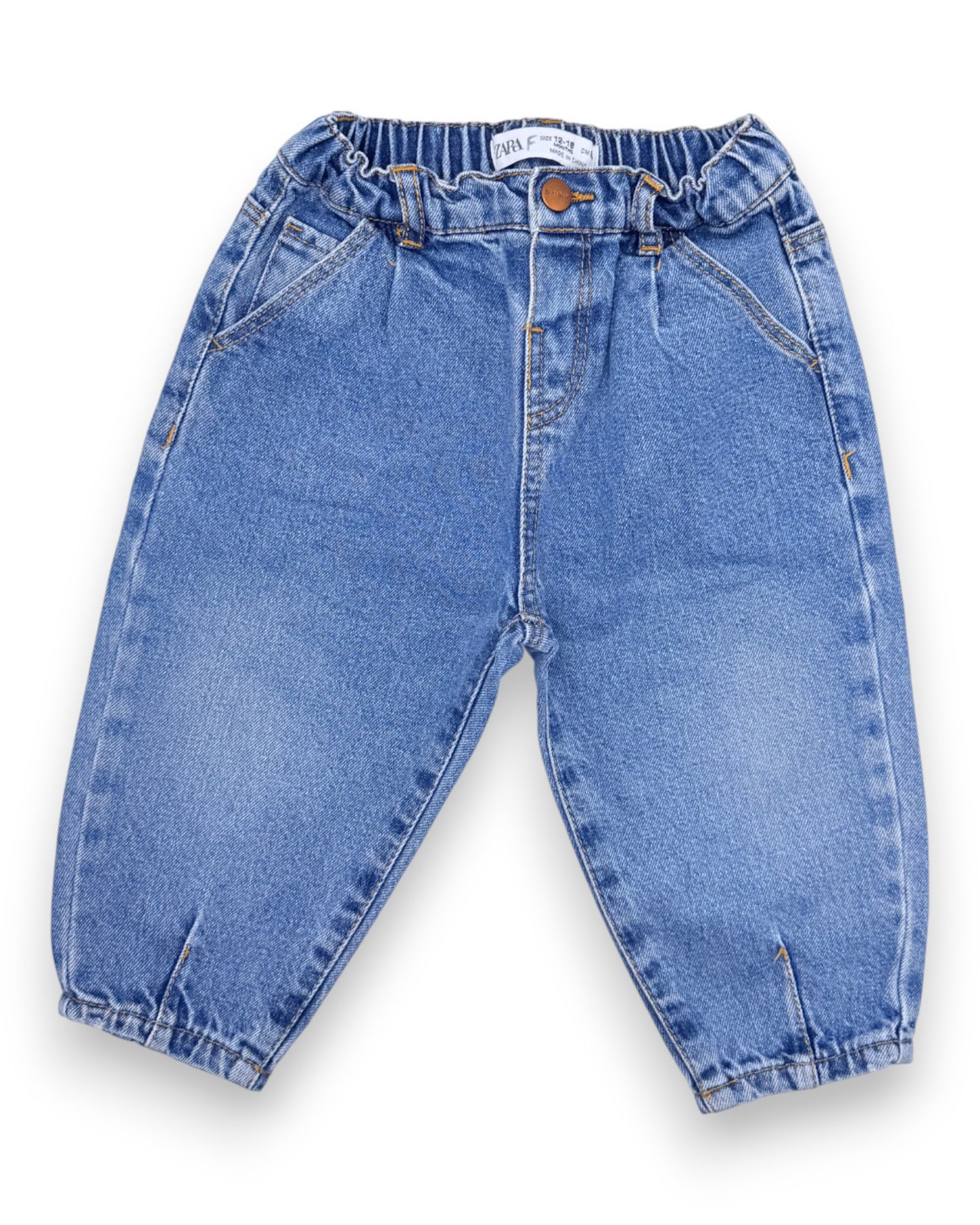 Blue Denim Pants 12-18 Months