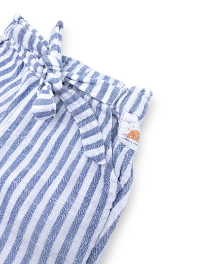 Calças Riscas 3-6 Meses