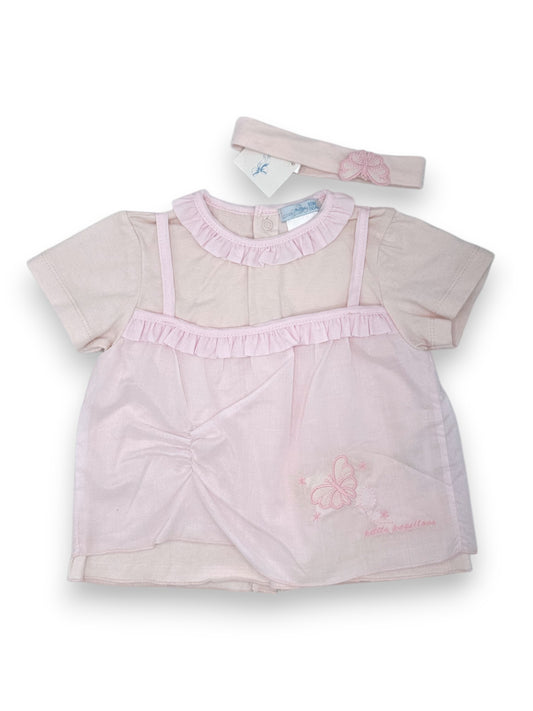 Conjunto Blusa e Fita Cabelo BEBÉ FRIAL - 9 Meses